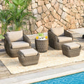 Outdoor 5-Piece Patio Set in Liana Wicker Design