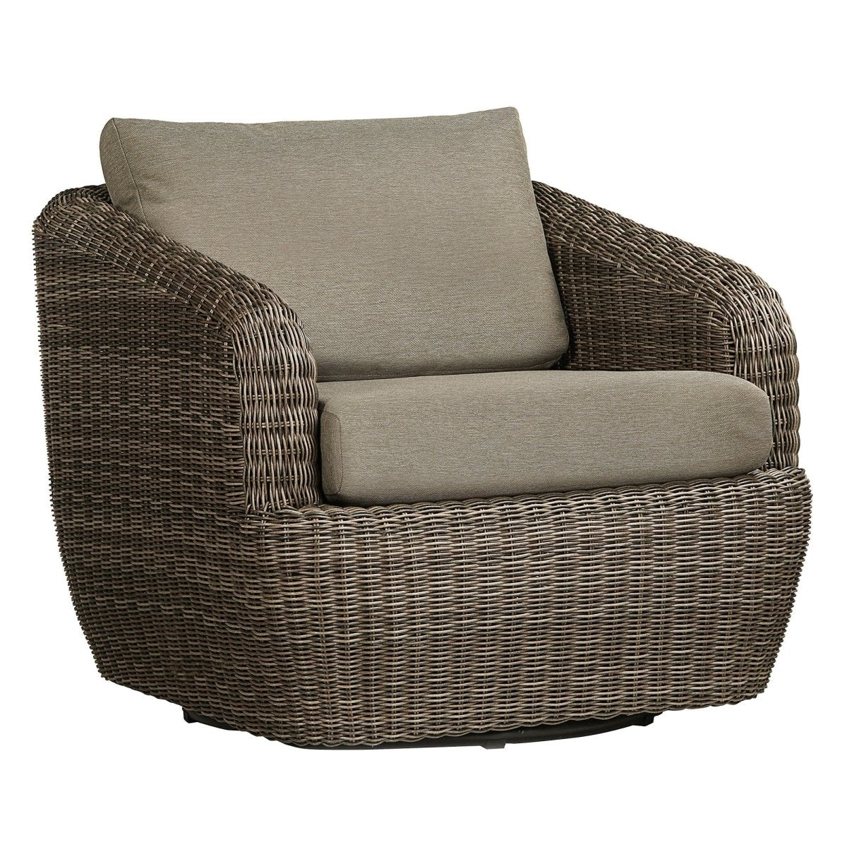 Outdoor Lounge Set with Wicker Weave Design