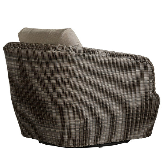 Outdoor Lounge Set with Wicker Weave Design
