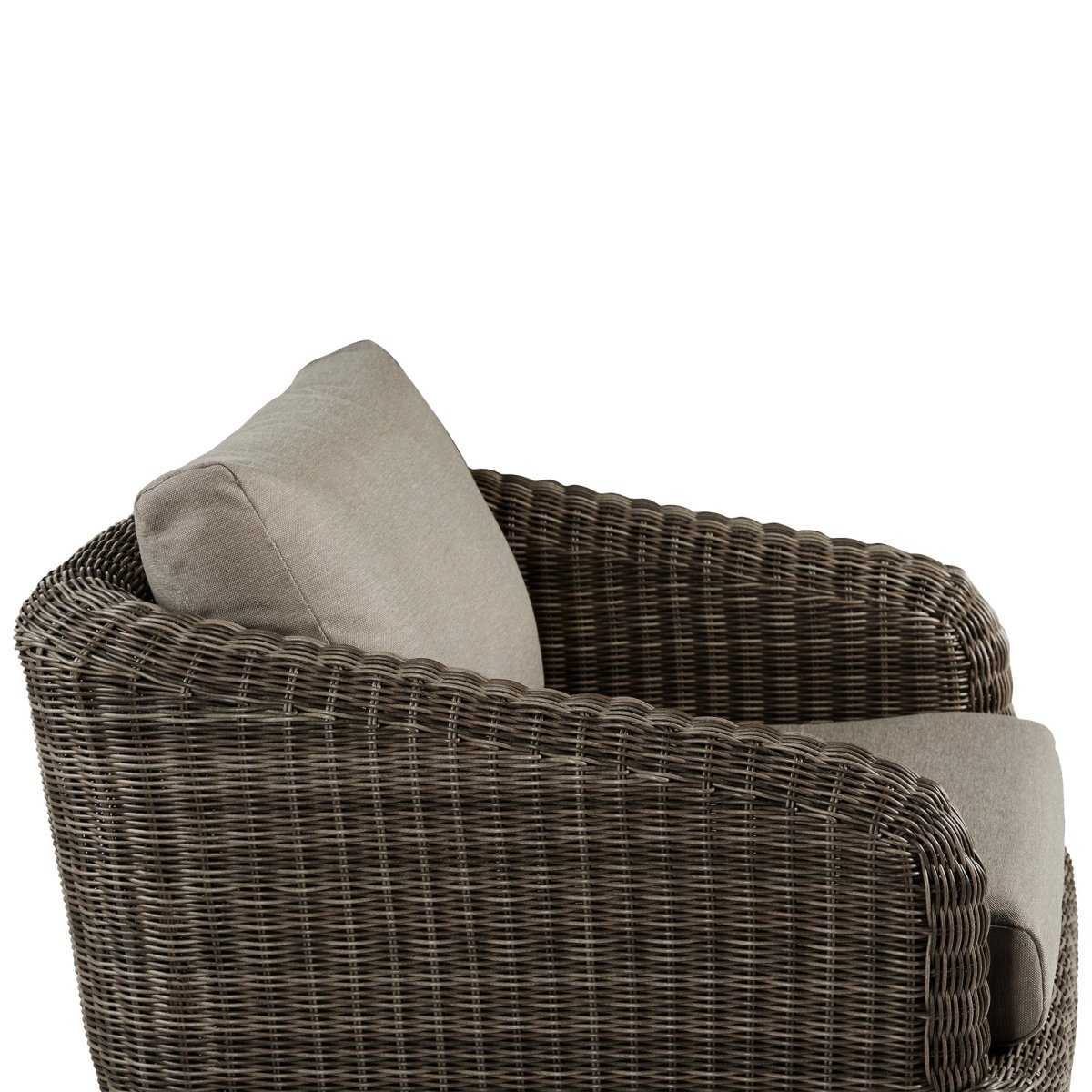 Outdoor Lounge Set with Wicker Weave Design