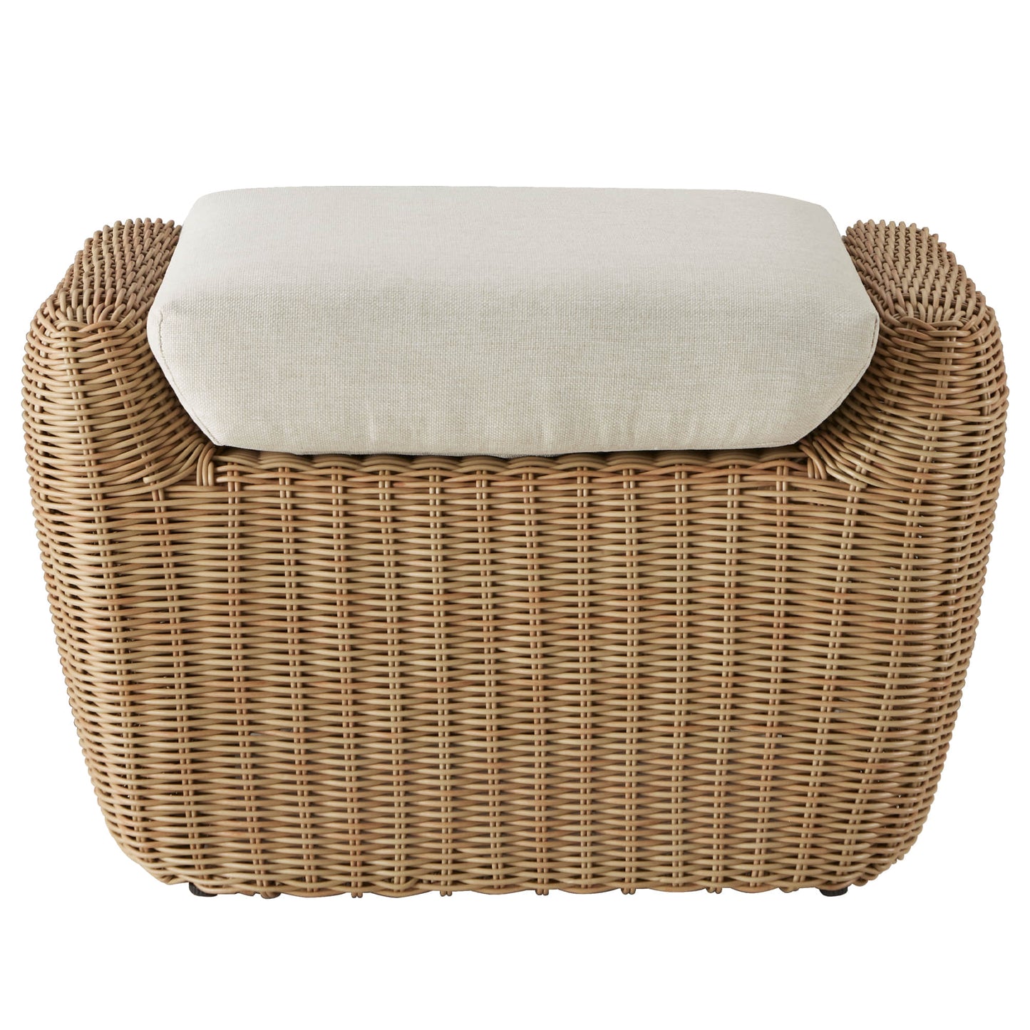 Outdoor Lounge Set with Wicker Weave Design