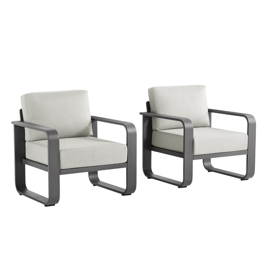 Outdoor Patio Sofa Set in Modern Design with 4 Pieces