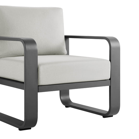 Outdoor Patio Sofa Set in Modern Design with 4 Pieces