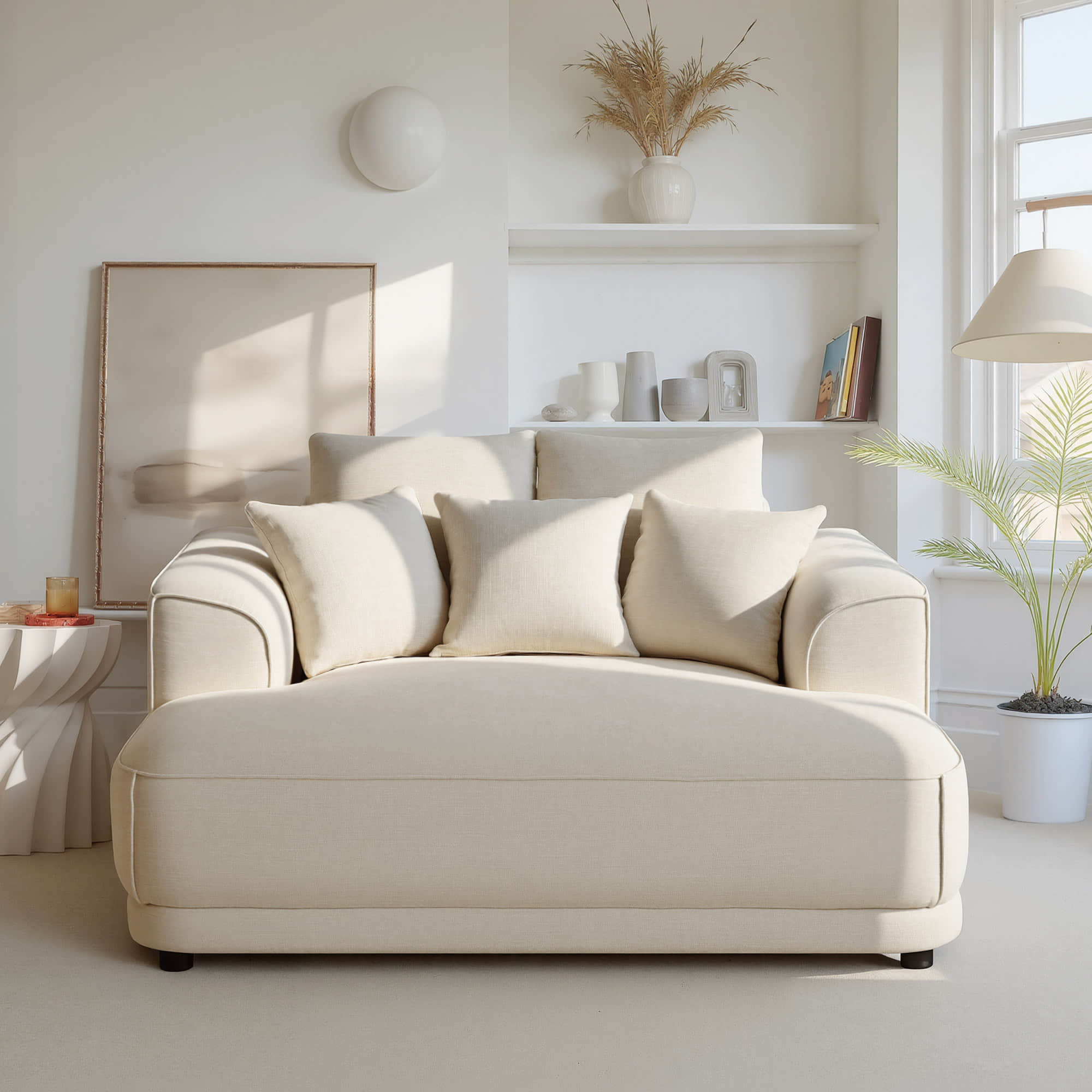 Oversized Chaise Lounge Chair in Modern Design