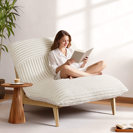 Oversized Plush Accent Chair with Deep Cushions