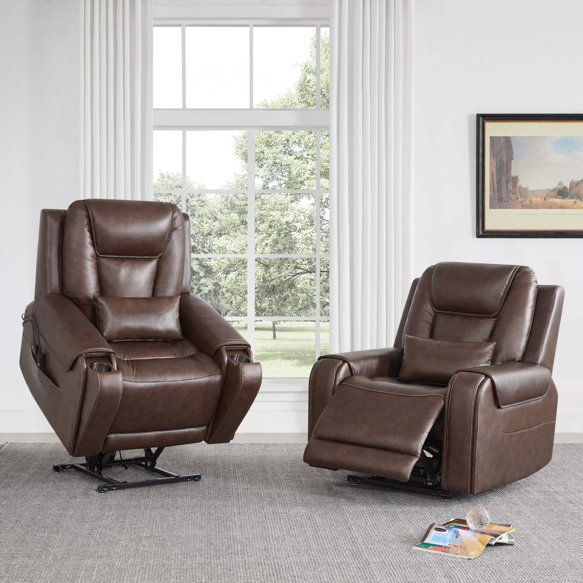 Power Lift Assist Recliner with Infinite Positioning