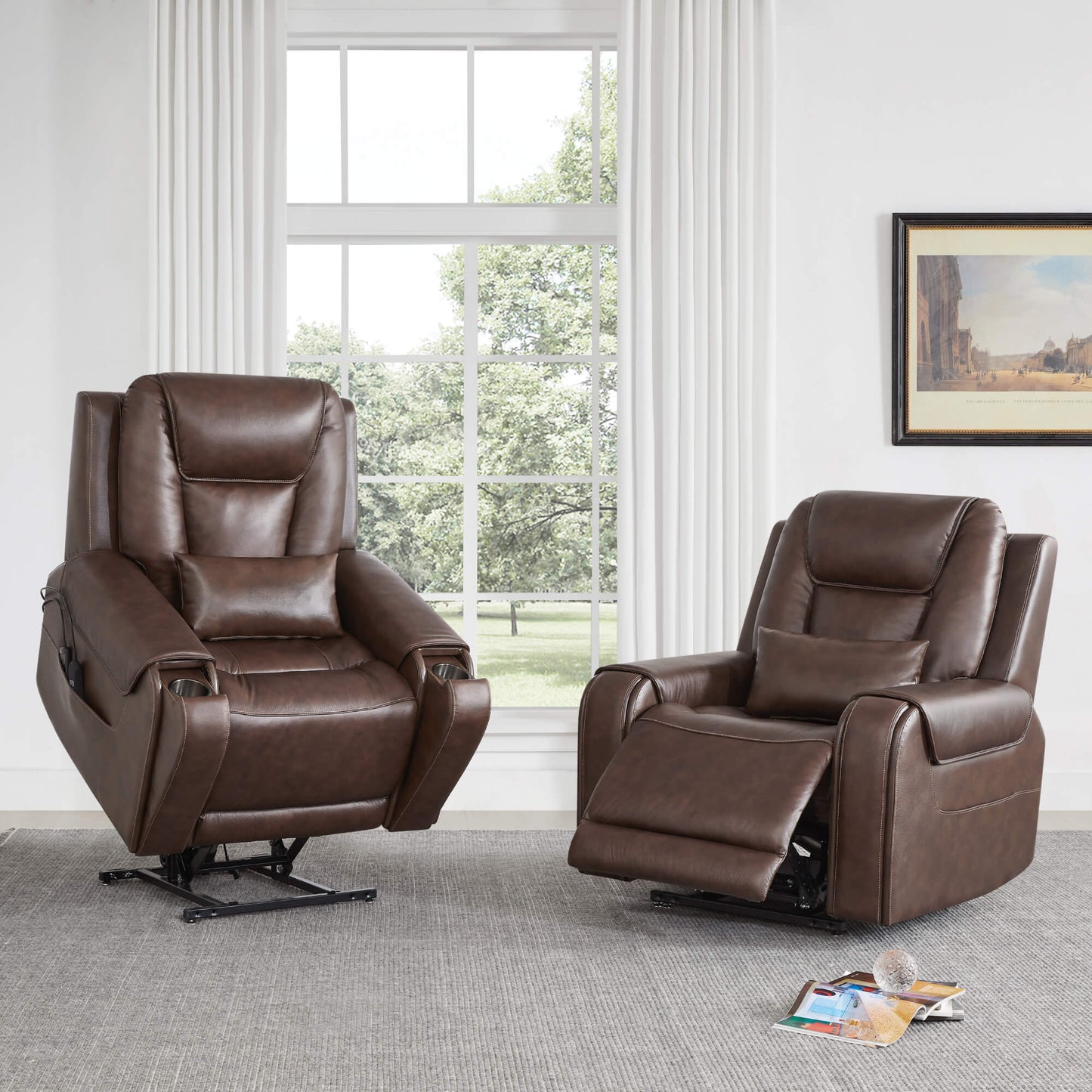 Power Lift Assist Recliner with Infinite Positioning