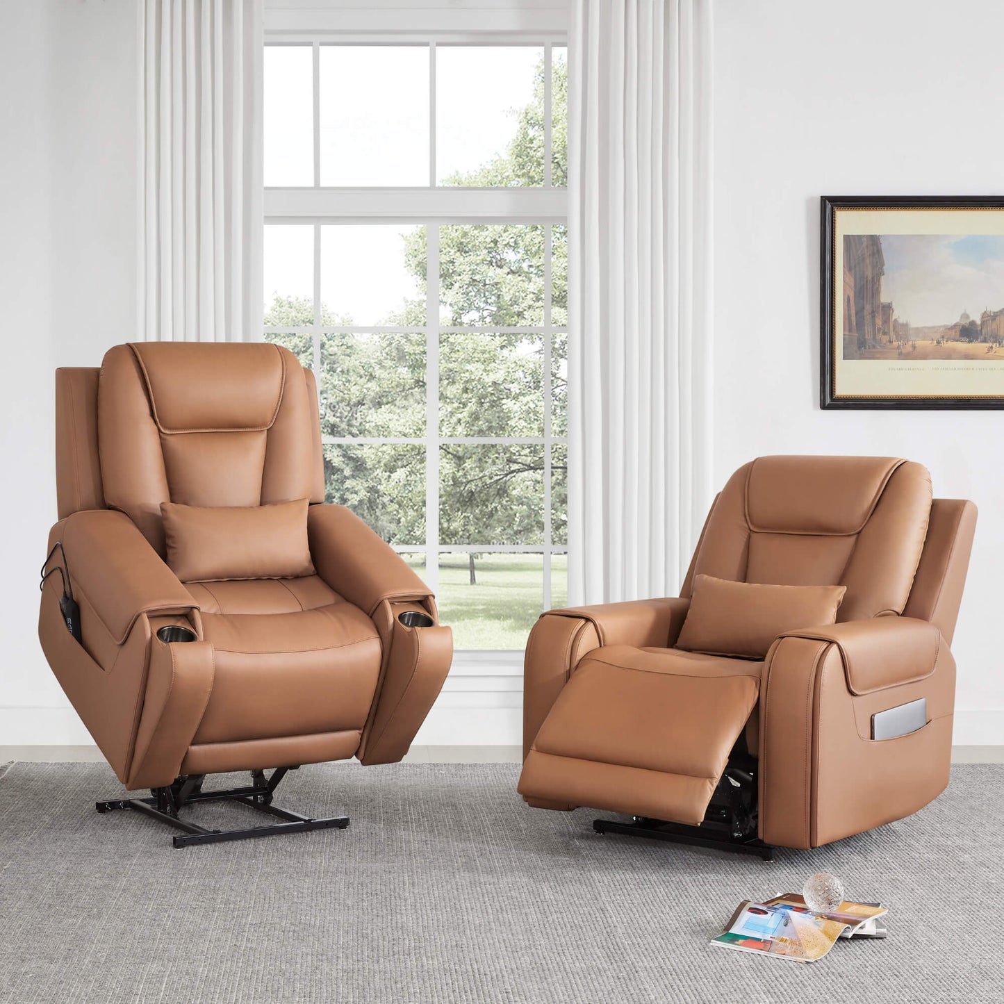 Power Lift Assist Recliner with Infinite Positioning