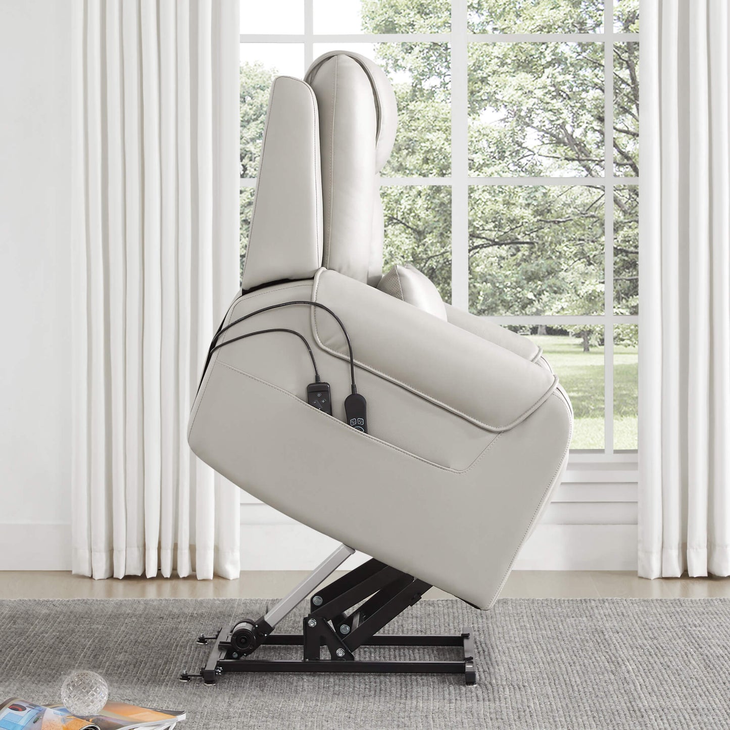 Power Lift Assist Recliner with Infinite Positioning