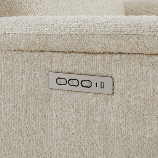 Power Swivel Nursery Glider Recliner with Nightlight Feature