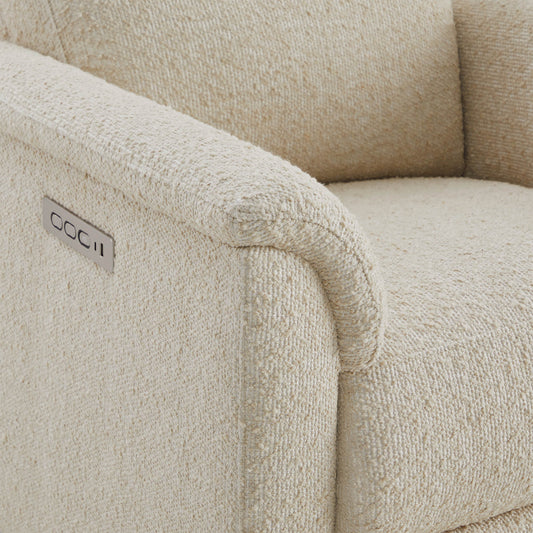 Power Swivel Nursery Glider Recliner with Nightlight Feature