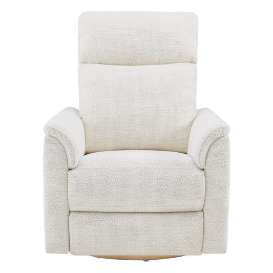 Power Swivel Nursery Glider Recliner with Nightlight Feature