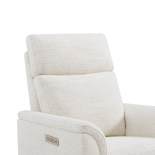 Power Swivel Nursery Glider Recliner with Nightlight Feature