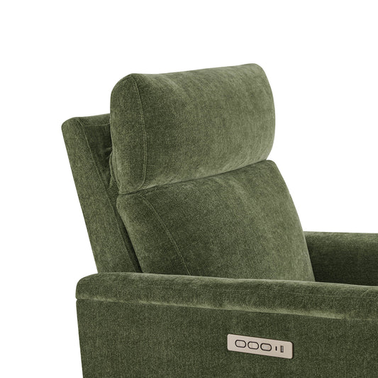 Power Swivel Nursery Glider Recliner with Nightlight Feature