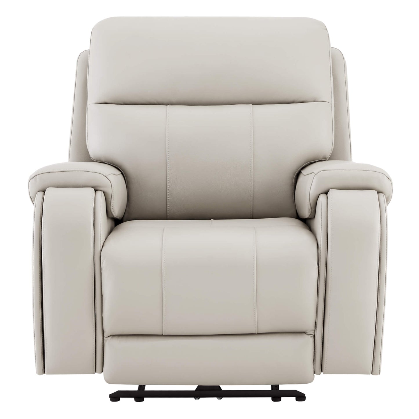 Recliner in Genuine Leather with Power Headrest