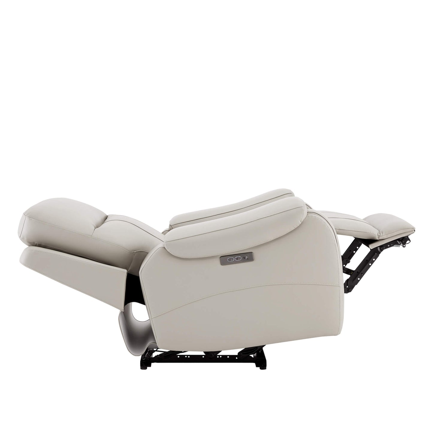 Recliner in Genuine Leather with Power Headrest