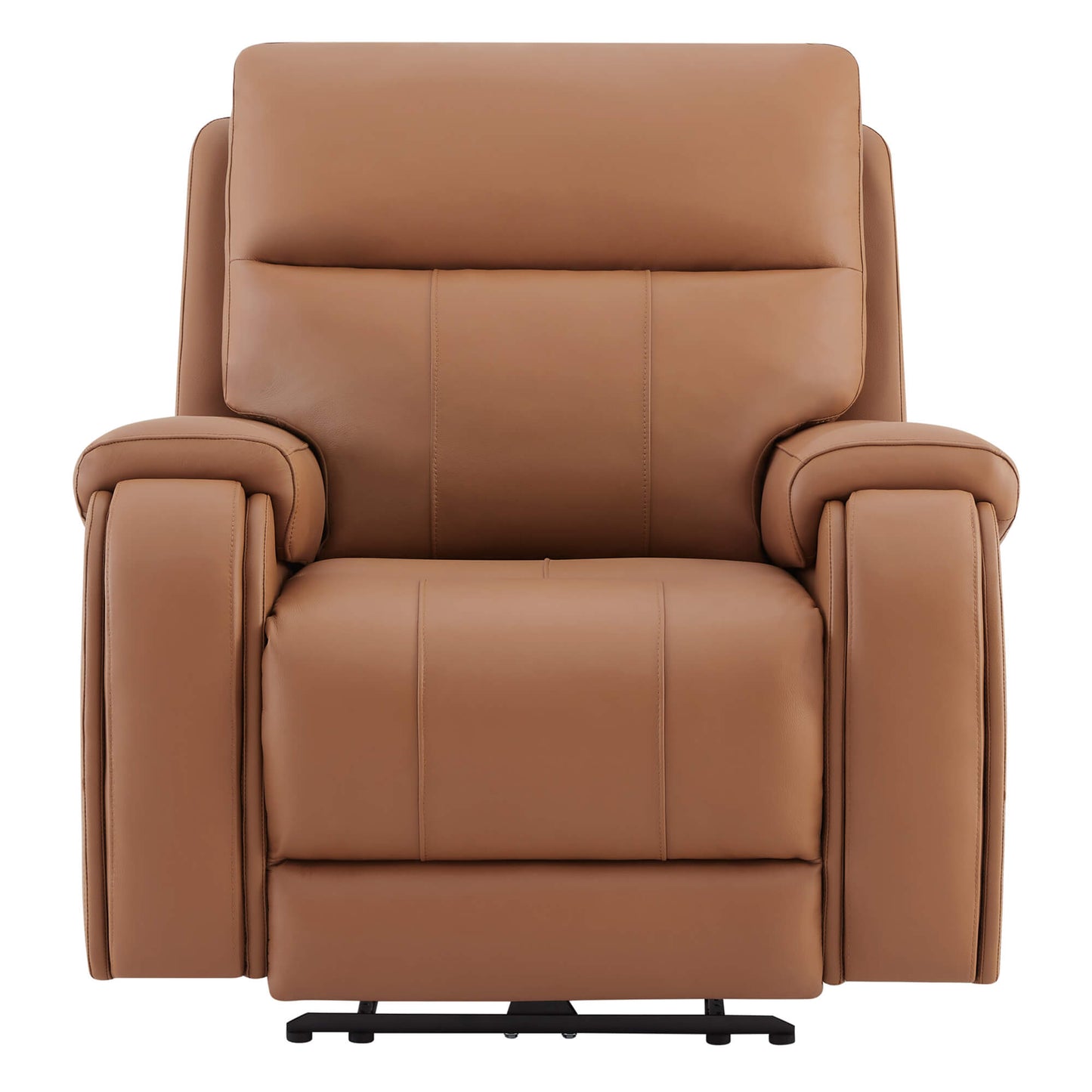 Recliner in Genuine Leather with Power Headrest
