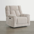 Recliner with Bluetooth Speakers and Power Lumbar Support
