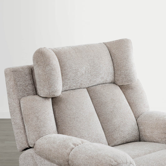 Recliner with Bluetooth Speakers and Power Lumbar Support