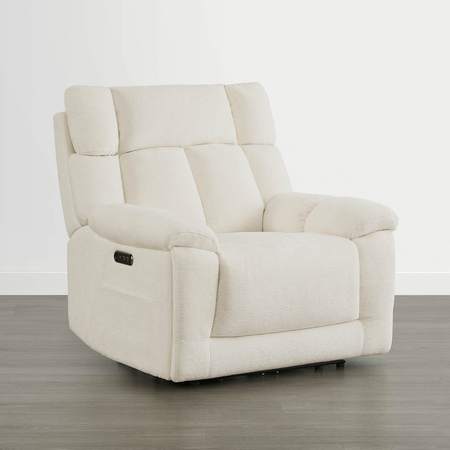 Recliner with Bluetooth Speakers and Power Lumbar Support
