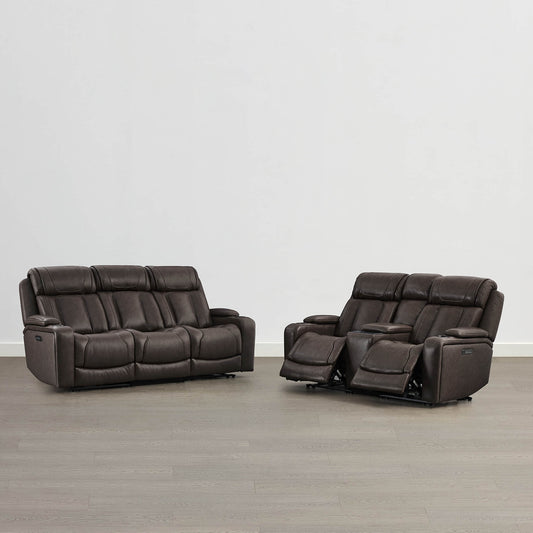 Reclining Sofa in Sable with Zero-Gravity Mechanism