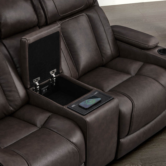 Reclining Sofa in Sable with Zero-Gravity Mechanism