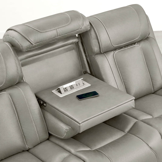 Reclining Sofa in Sable with Zero-Gravity Mechanism