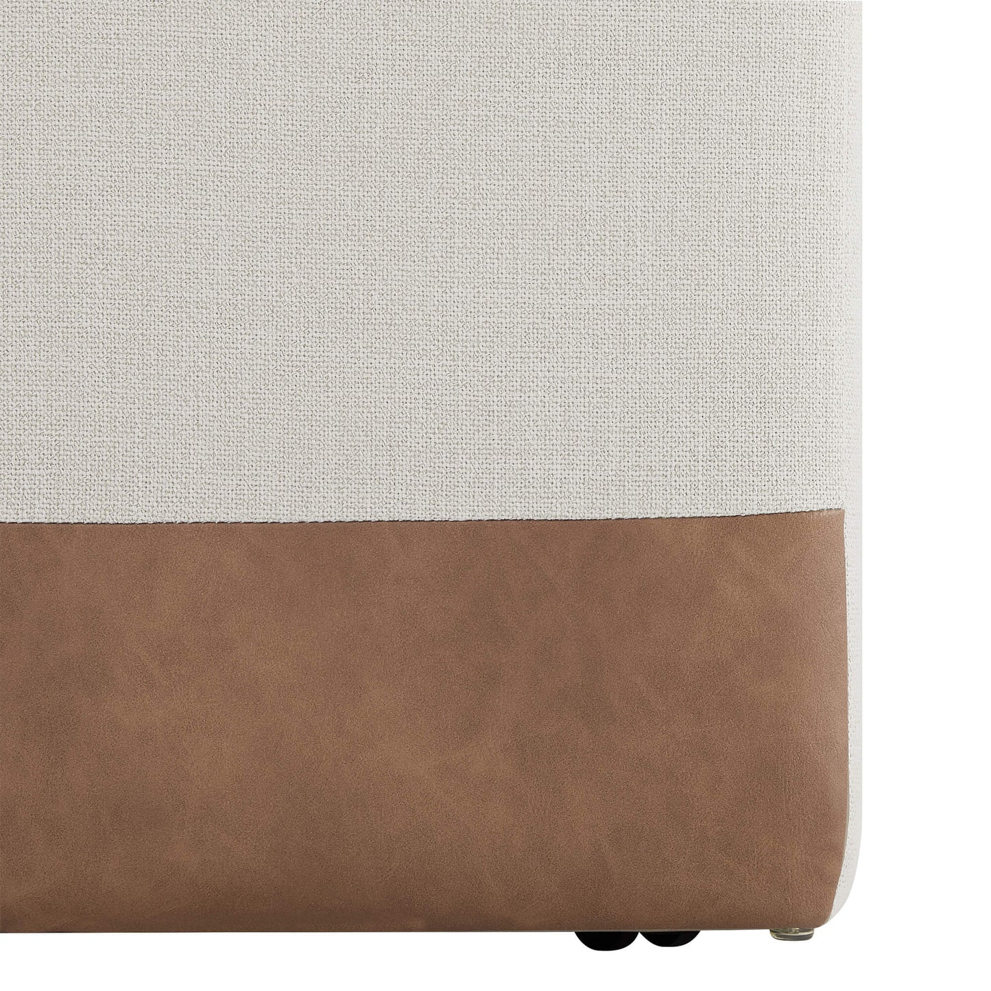 Rolling Dining Chair with Performance Fabric and Casters