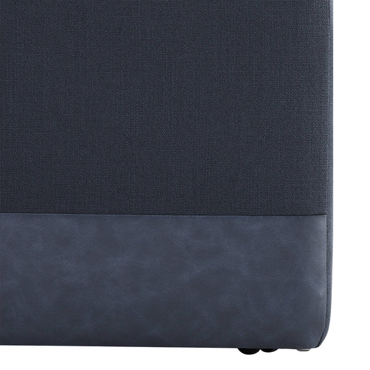 Rolling Dining Chair with Performance Fabric and Casters