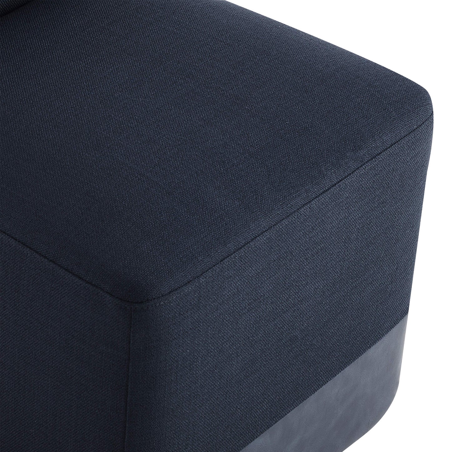 Rolling Dining Chair with Performance Fabric and Casters