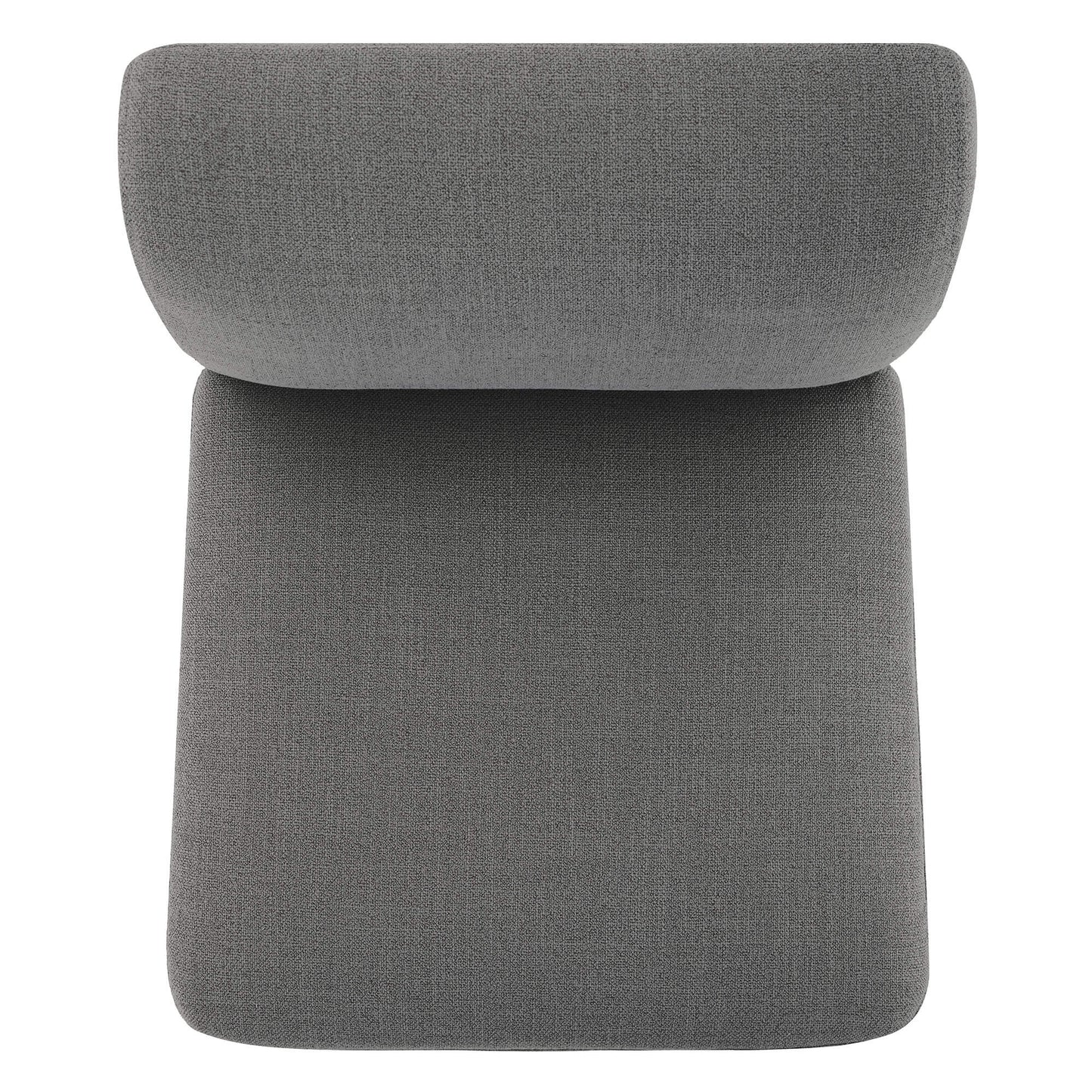 Rolling Dining Chair with Performance Fabric and Casters