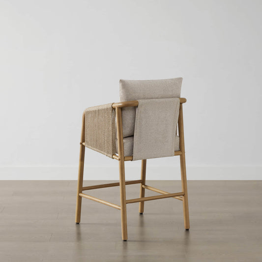 Rope Counter Stools with Modern Design and Elegant Finish