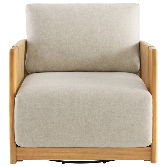 Rope Wood Accent Chair with Fully-Assembled Design