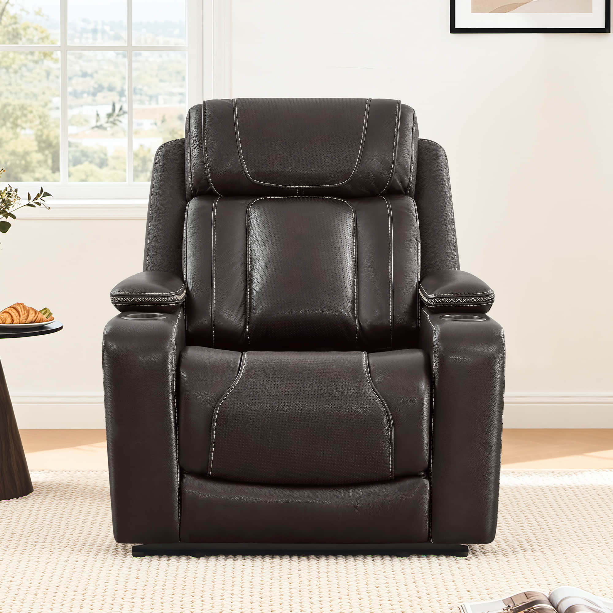 Sable Triple-Motor Power Recliner with Storage Compartment
