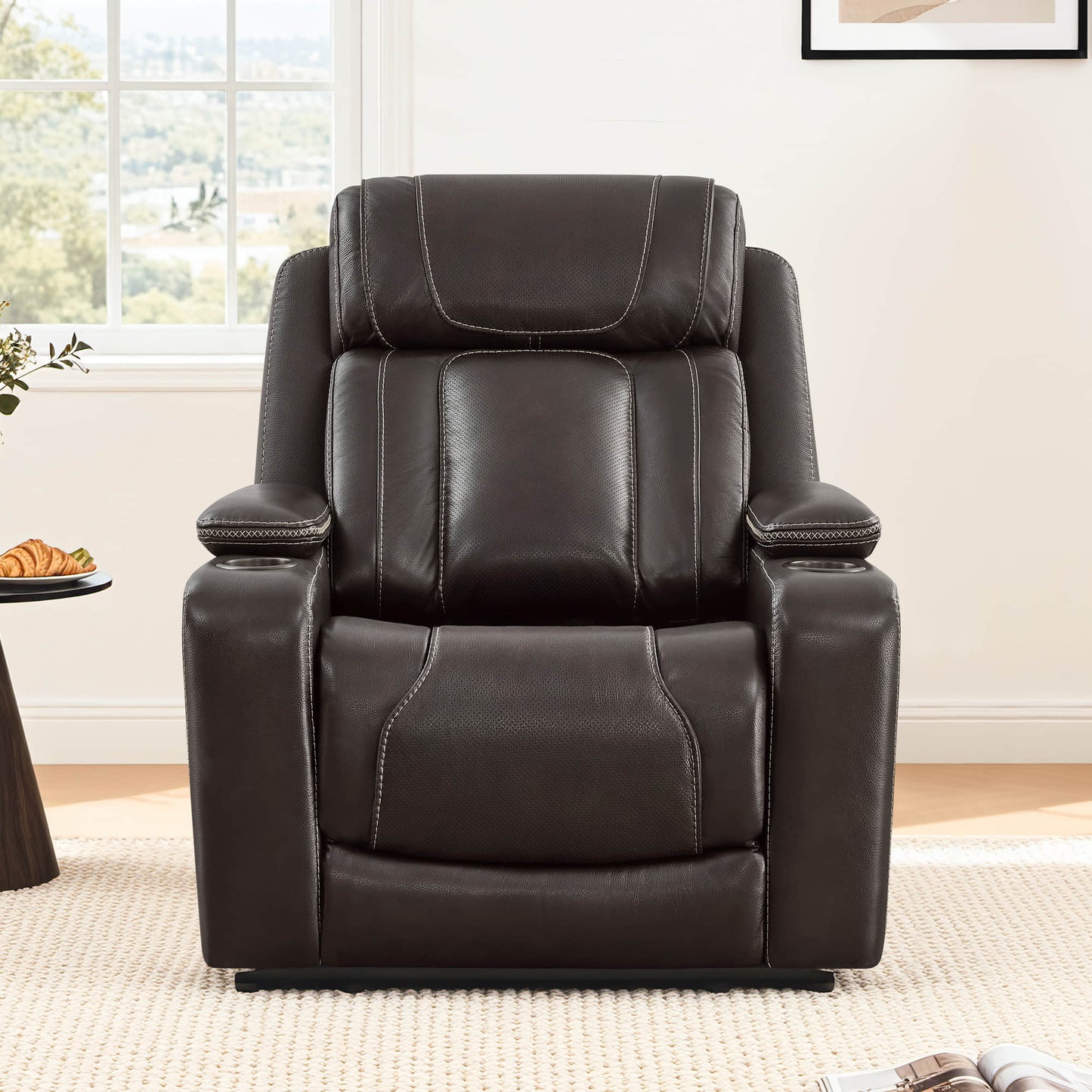 Sable Triple-Motor Power Recliner with Storage Compartment