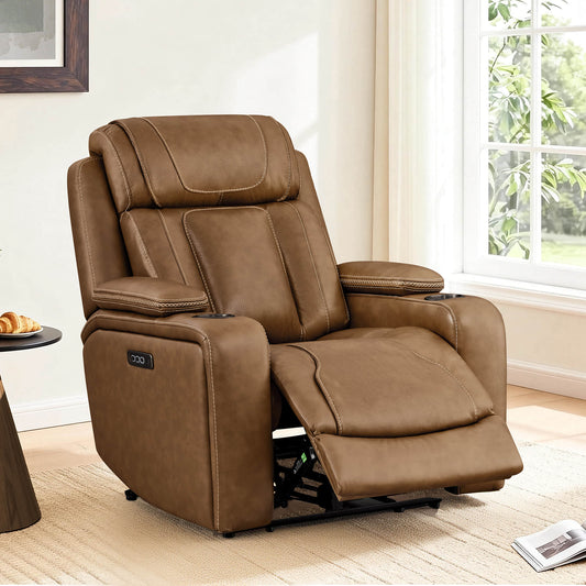 Sable Triple-Motor Power Recliner with Storage Compartment