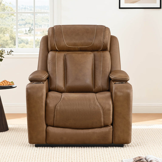 Sable Triple-Motor Power Recliner with Storage Compartment