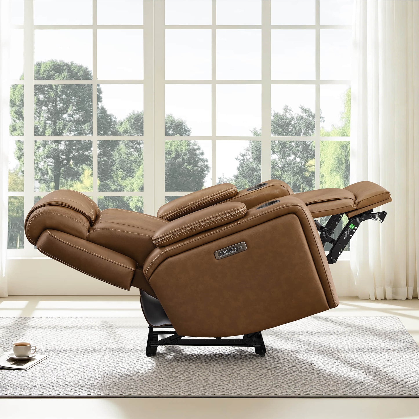 Sable Triple-Motor Power Recliner with Storage Compartment