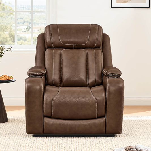 Sable Triple-Motor Power Recliner with Storage Compartment