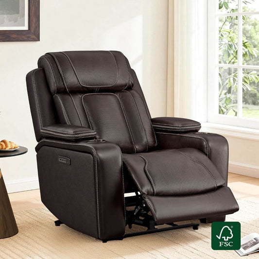 Sable Triple-Motor Power Recliner with Storage Compartment