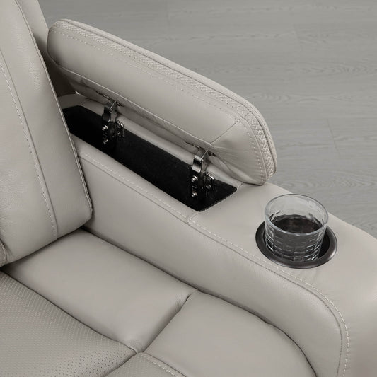 Sable Triple-Motor Power Recliner with Storage Compartment