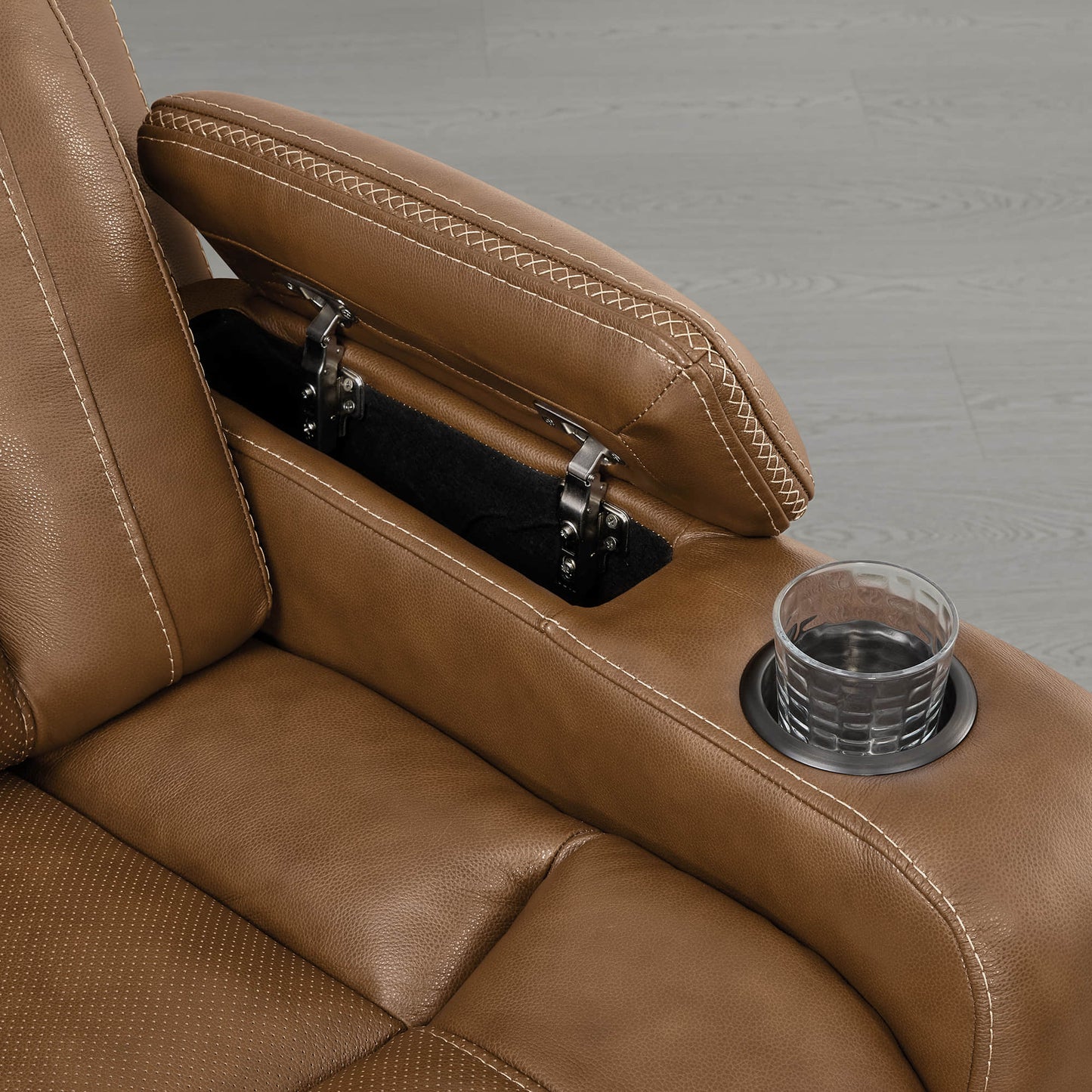 Sable Triple-Motor Power Recliner with Storage Compartment