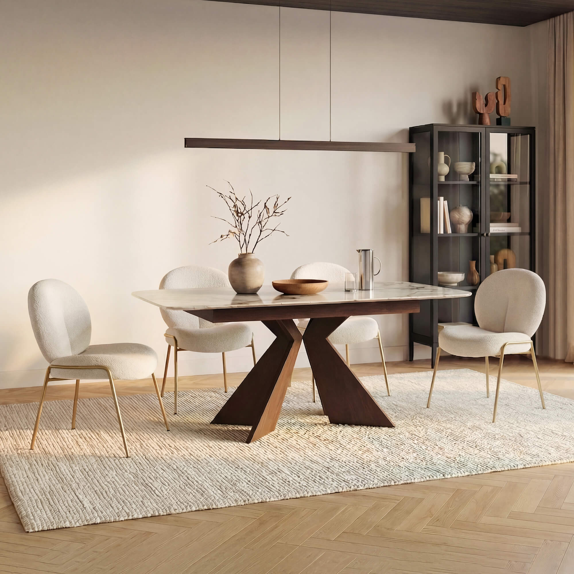 Sean extendable dining table