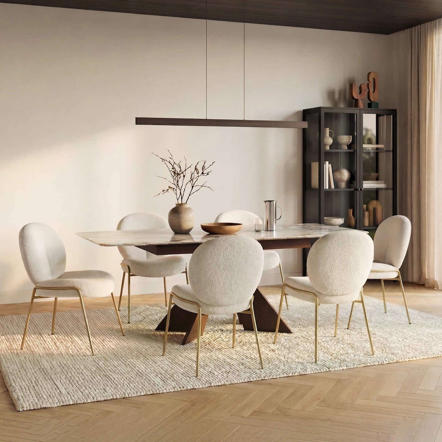 Sean extendable dining table