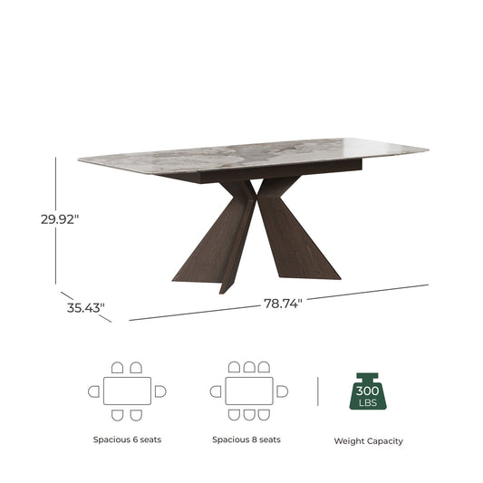 Sean extendable dining table