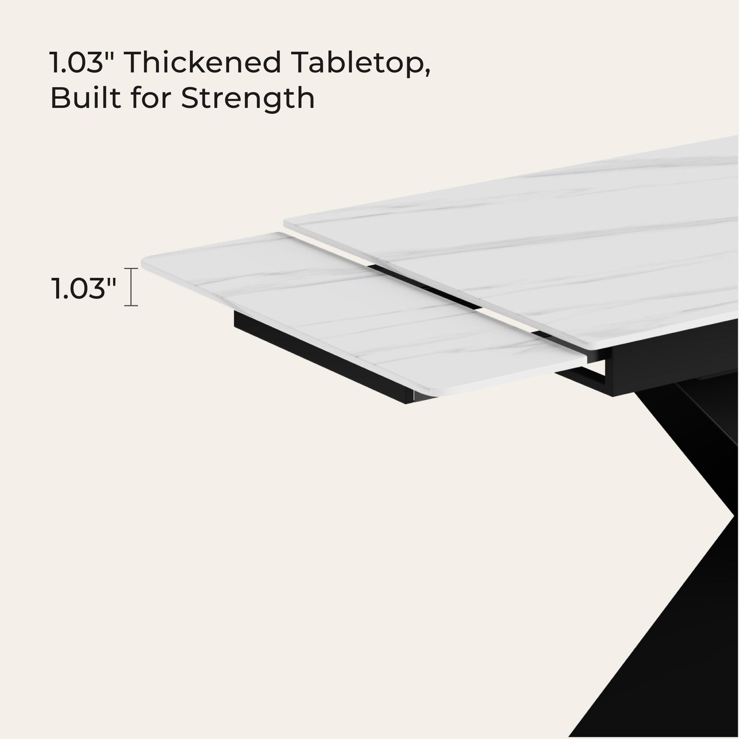 Sean extendable dining table from SofaNest