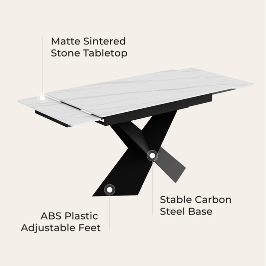 Sean extendable dining table from SofaNest