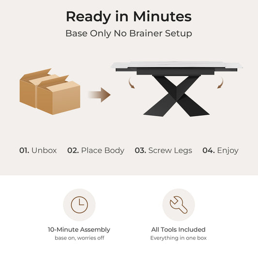 Sean extendable dining table from SofaNest