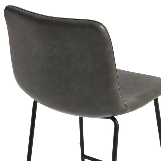 Shiloh Counter Stool with Solid Wood Frame