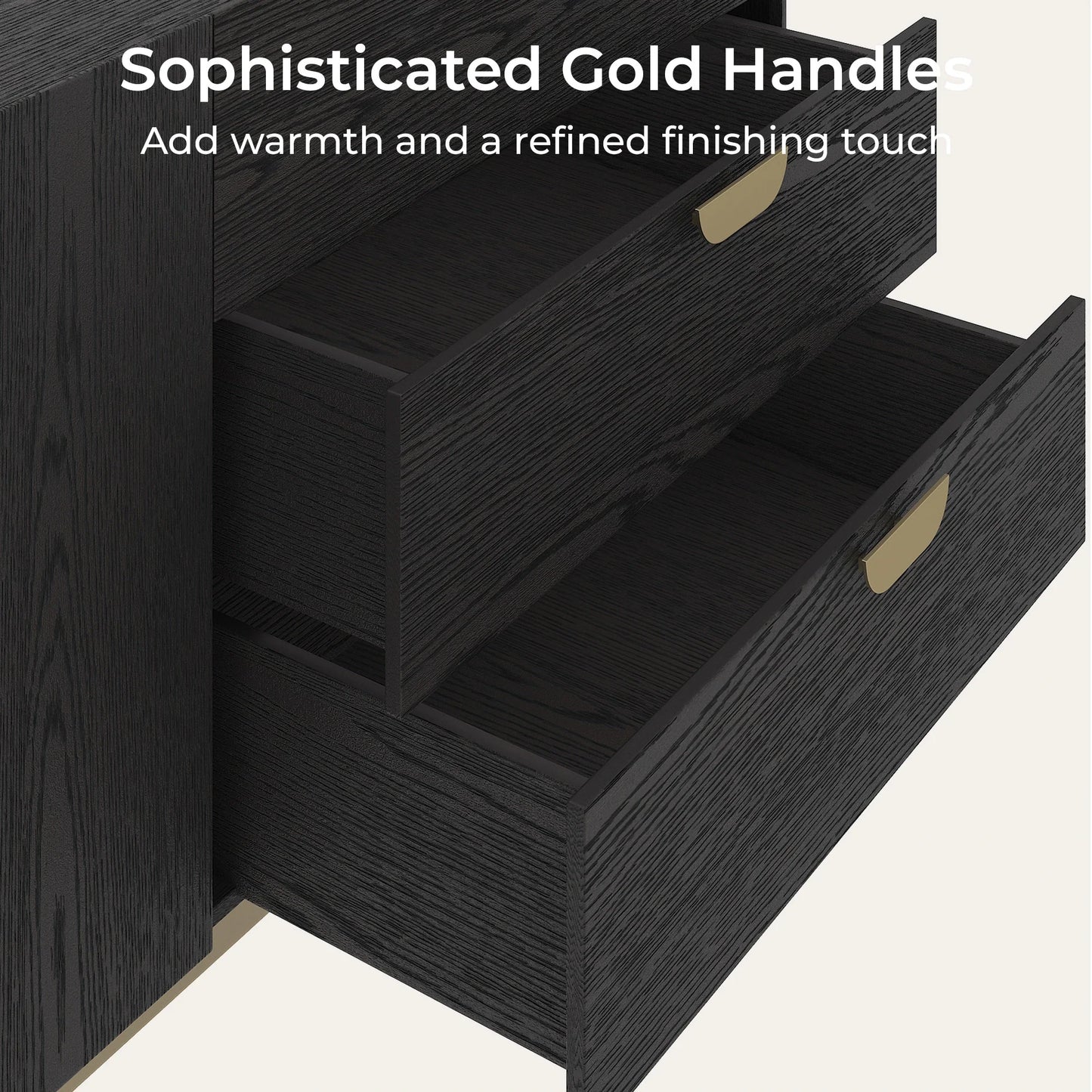 Sideboard in 79" Length with Metal Handles